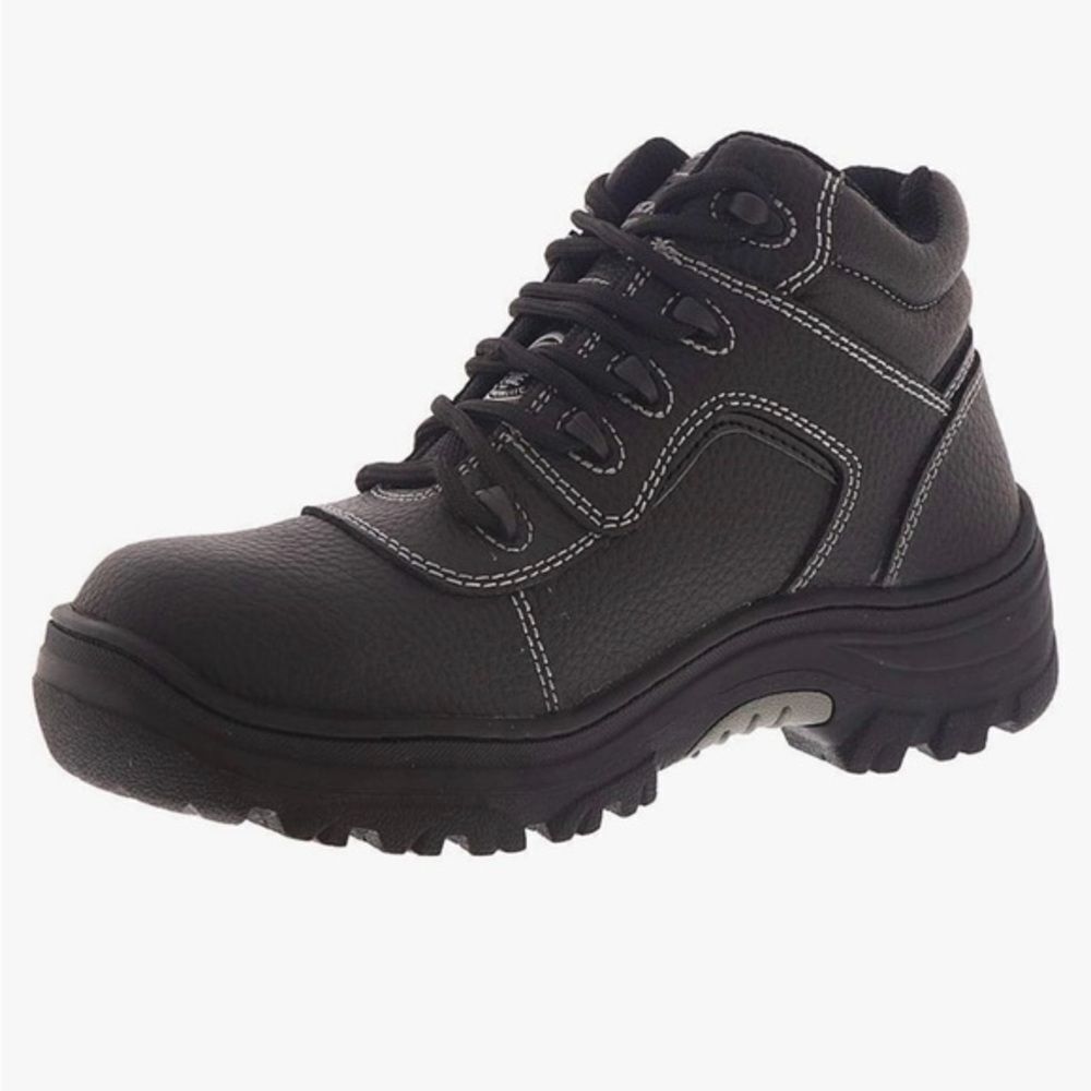 Skechers Black Ankle Work Boots Size 8